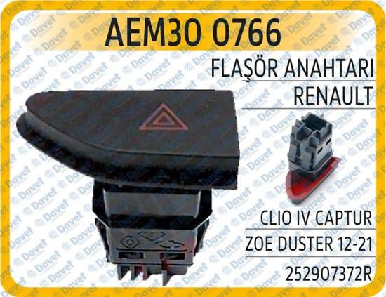AEM 300766 Flasor Anahtari Renault Clio Iv Captur Zoe Duster